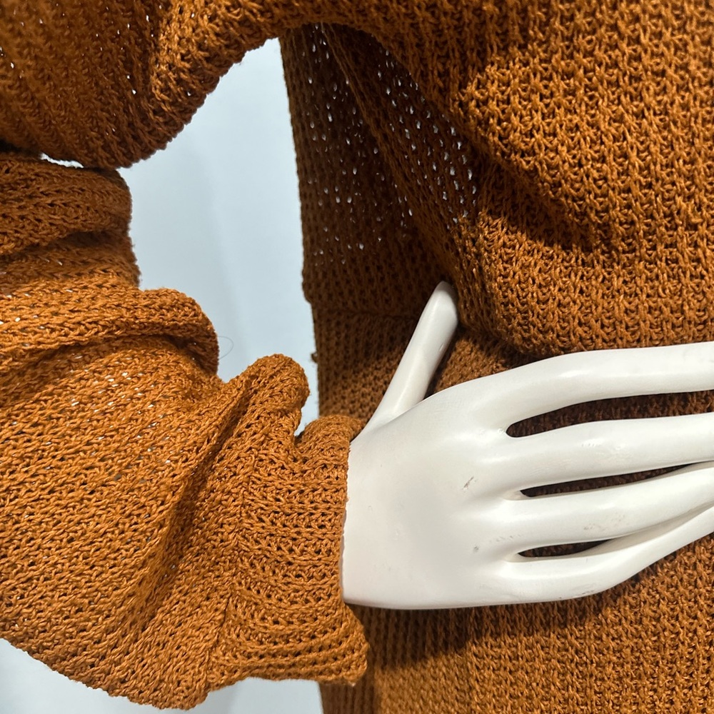 Burnt Autumn Knit Dress